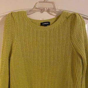 Lime Green Express Sweater.